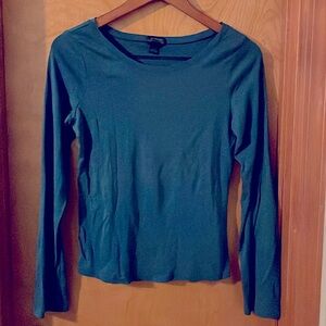 Express teal top, size large